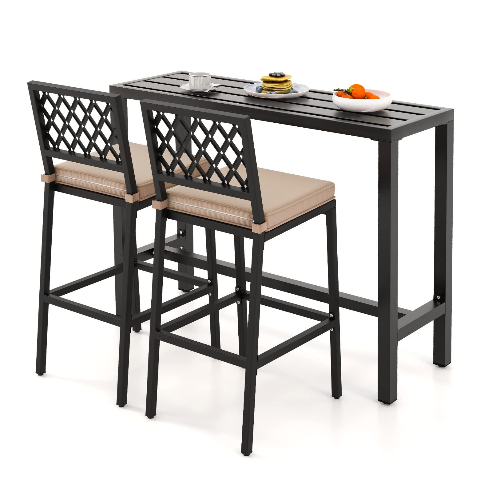 Patio Bar Table Set